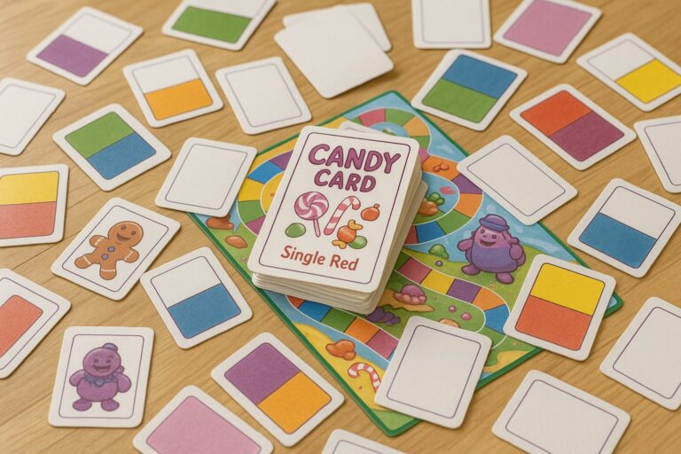 Unshuffled Candy Land Cards